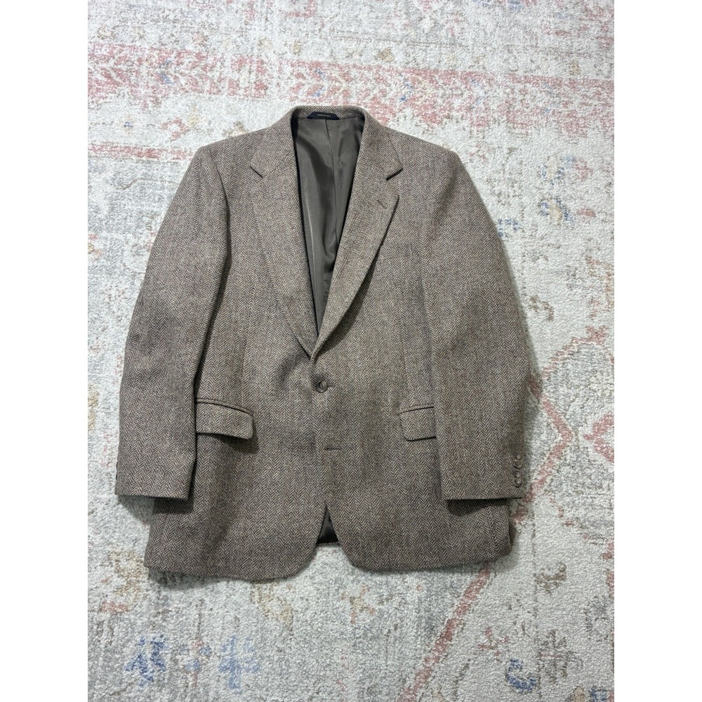 Edmund Magrath Vintage Woolmark Donegal Tweed Blazer Mens Suit Jacket Academia
